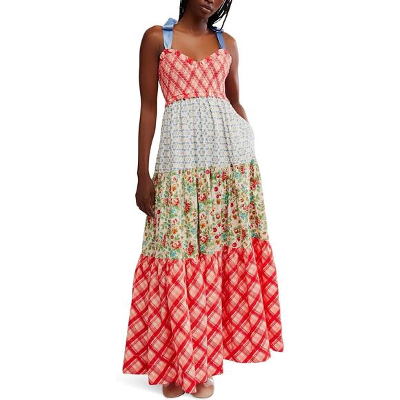 NWT Free People Bluebell Midi Dress Sz Large $168 MSRP - Picture 1 of 1